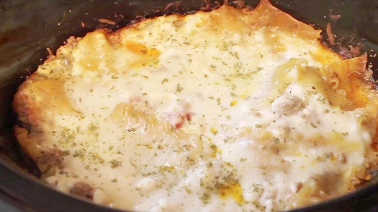 Put these ingredients in a slow cooker to make remarkable slow cooker lasagna