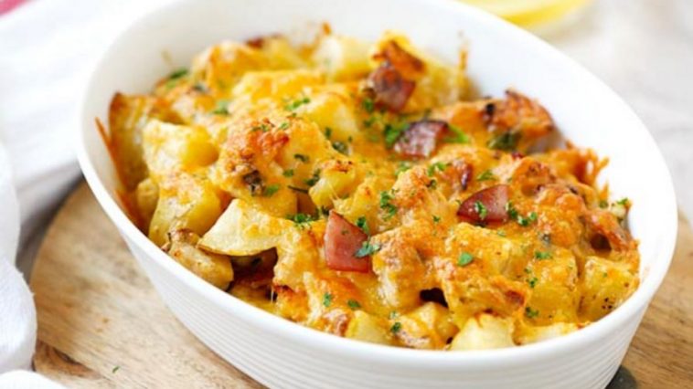 Loaded Chicken and Potatoes Casserole