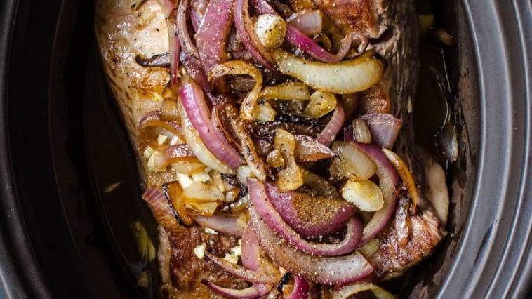 Slow-Cooked Brisket and Onions