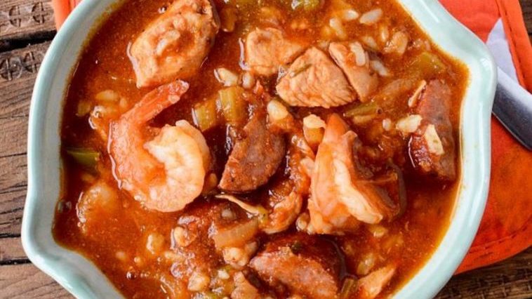 Crock Pot Gumbo Recipe with Sausage, Chicken, and Shrimp
