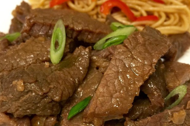 MONGOLIAN BEEF FROM THE SLOW COOKER