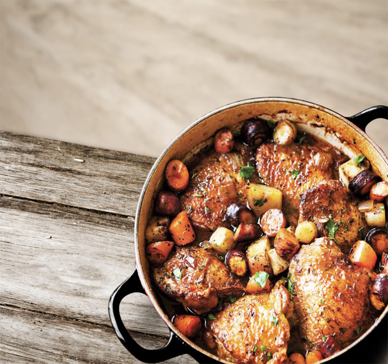 Braised Chicken Thighs with Carrots and Potatoes Recipes 2 Day