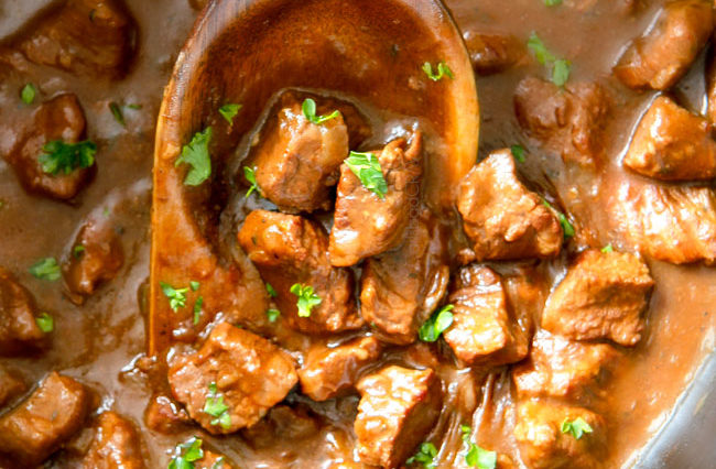 Slow Cooker Beef Tips and Gravy (No Cream Soup!)