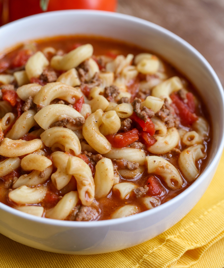 SLOW COOKER BEEF AND TOMATO MACARONI SOUP – Recipes 2 Day