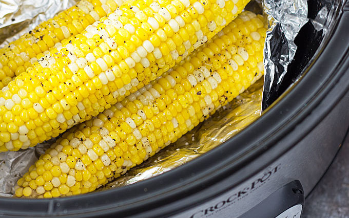 Corn on the Cob in a Slow Cooker