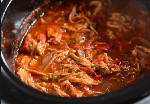 Crockpot Italian Chicken and Peppers