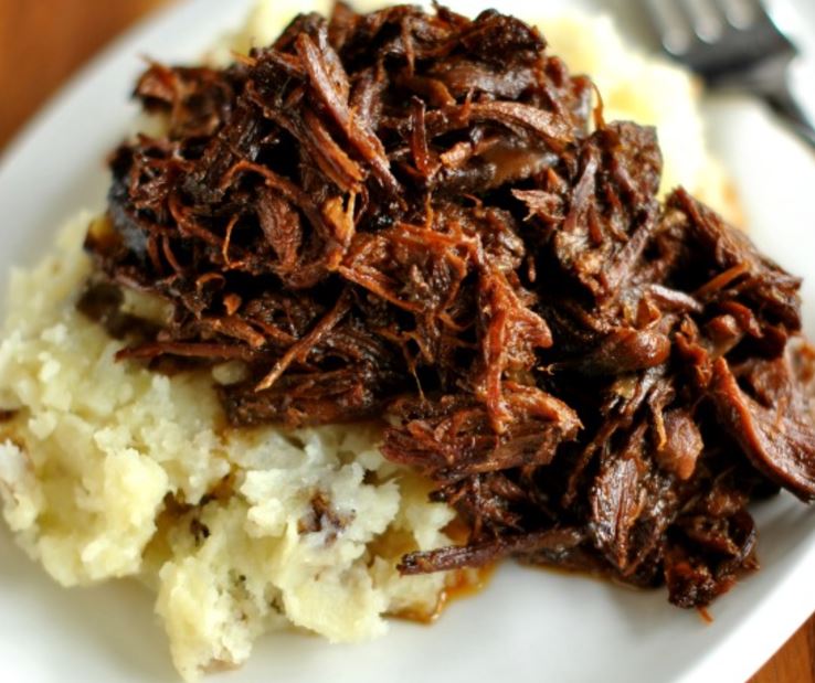 Slow Cooker Balsamic Shredded Beef – Recipes 2 Day