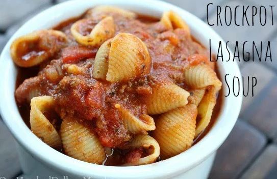 Crockpot Lasagna Soup