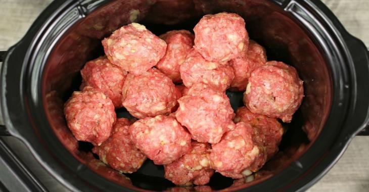 Easy Slow Cooker Homemade Meatballs Recipe