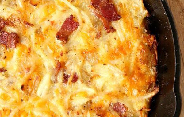 Bacon Egg and Hash Brown Casserole for a Lazy Weekend Breakfast