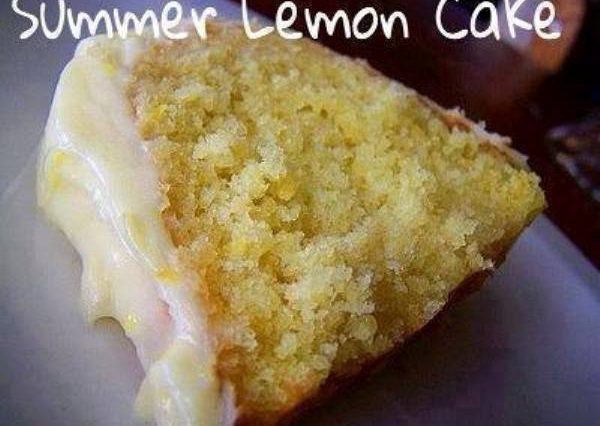 Summer Lemon Cake Recipe