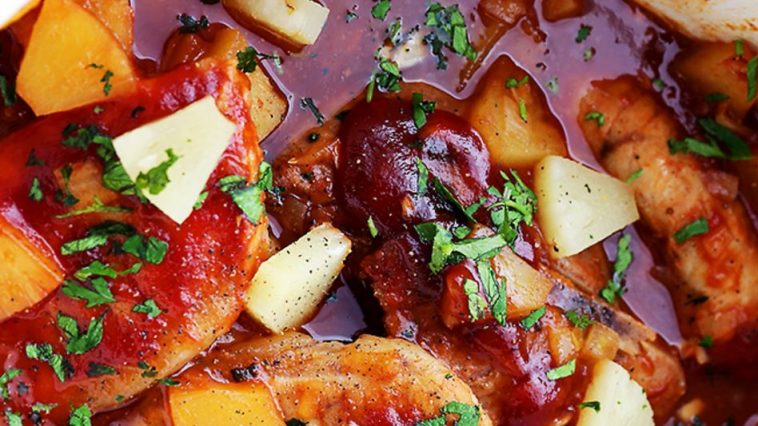 Crockpot Pineapple BBQ Pork Chops, They’re Simple & SO SATISFYING!