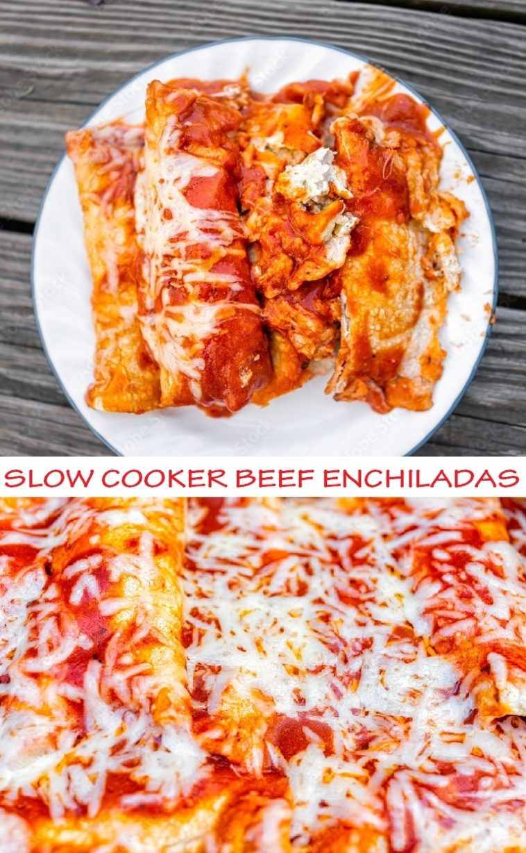 SLOW COOKER BEEF ENCHILADAS Recipes 2 Day