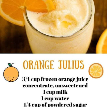 I LOVE DRINK ORANGE JULIUS AS A TEEN!
