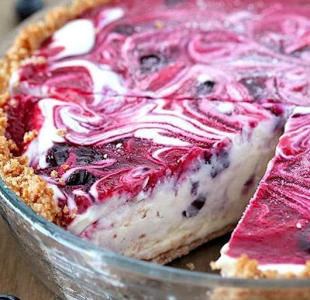 Frozen Raspberry Cream Pie